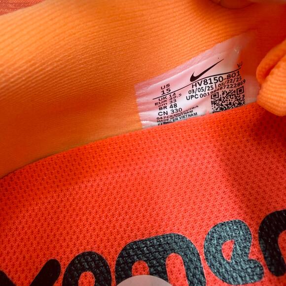 Nike Vomero Plus Men\'s Size 15 Orange Pulse Running Shoes Sneakers ZoomX NEW main image 4